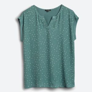 PAPERMOON Reece Mixed Material Blouse - Stitchfix - Size L - NWT 🖤